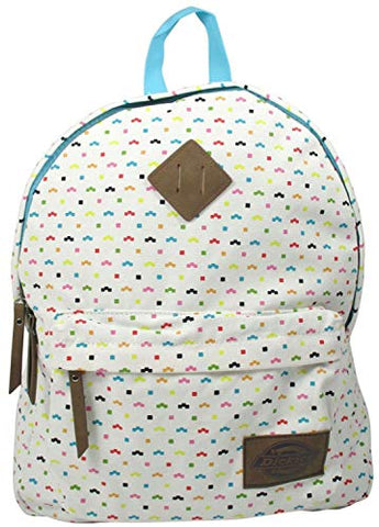 Dickies Cotton Canvas Classic Backpack, Colorful Fleck Travel School Pack