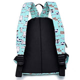 Lightweight Canvas Mini Backpack for Women, Teens (Cat Blue Small V2)