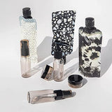 Kitsch Ultimate Travel Bottles Set, Travel Containers, Carry on, TSA approved - 11pcs (Black & Ivory)