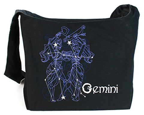 Dancing Participle Gemini Embroidered Sling Bag