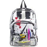 Eastsport Clear Backpack, Black