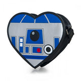 Loungefly Star Wars R2-D2 Heart Shaped Die Cut Crossbody Bag Purse STTB0108