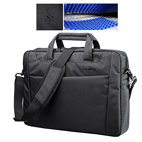 CoolBELL 15.6" Laptop Bag Notebook Carrying Case Shoulder Bubble Foam Padded Briefcase