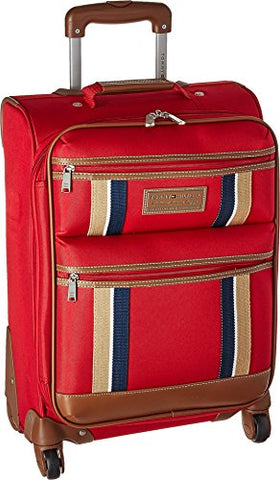 Tommy Hilfiger Unisex Scout 4.0 21" Upright Suitcase Red One Size