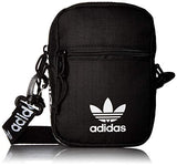 adidas Originals Festival Crossbody Bag, Black/White, One Size