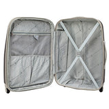 TPRC 3 Piece "Barnet Collection" Hardside Expandable Spinner Luggage Set, Black Color Option