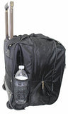 BoardingBlue Rolling Personal Item Under Seat for American, Spirit Frontier Airlines Black w Navy