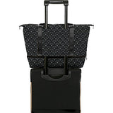 Baggallini Expandable Carry On Duffel, Blue Prism, One Size