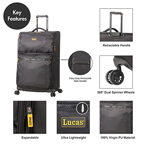 Lightweight Expandable Luggage Lucas 31 Inch Suitcase Shop Lucas