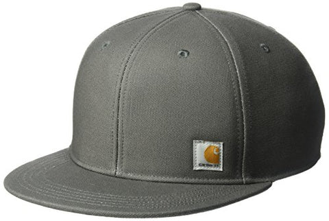 Carhartt Men's Ashland Flat Brim Cap, Gravel, OFA