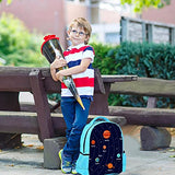 LORVIES Educational Solar System Orbits and Planets Backpack Kids School Book Bags for Elementary Primary Schooler for Boys