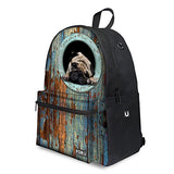 Bigcardesigns Canvas Pug Dog School Bag Backpack For Girls Boys