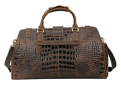 Women’s Croco Crew Raquet-Print Small Grained Leather Backpack
