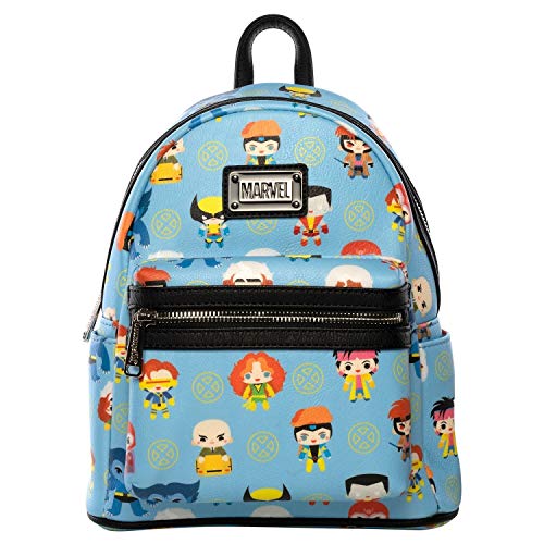 Loungefly X-Men Marvel Chibi Character All Over Print Mini-Backpack
