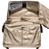 Andiamo Avanti Collection 22" Wheeled Garment Bag, Midnight Black