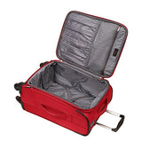 Skyway Luggage Mirage Superlight 20-Inch 4 Wheel Expandable Carry-On, Formula 1 Red, One Size