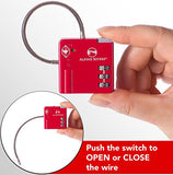 Ultraflex Tsa Approved Lock With Red Open Alert Indicator For Luggage & Gym Lockers