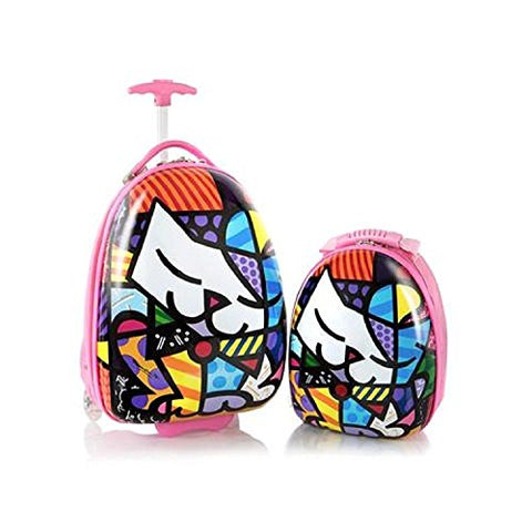 Heys Britto For Kids 2Pc- 18" Luggage And 15" Backpack Set - Kitty