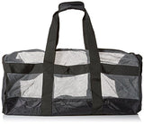 National Geographic Snorkeler Clamshell Deluxe Drawstring 2 Pocket Duffle Bag, Teal/Black