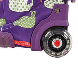 Yexin Rolling Backpacks For Girls School Bags With Wheels Case Lunch Bag School Travel Backpack