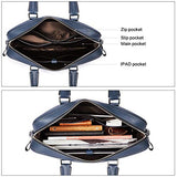 BOSTANTEN Leather Briefcase Shoulder Business Vintage Slim Messenger Bags for Men & Women