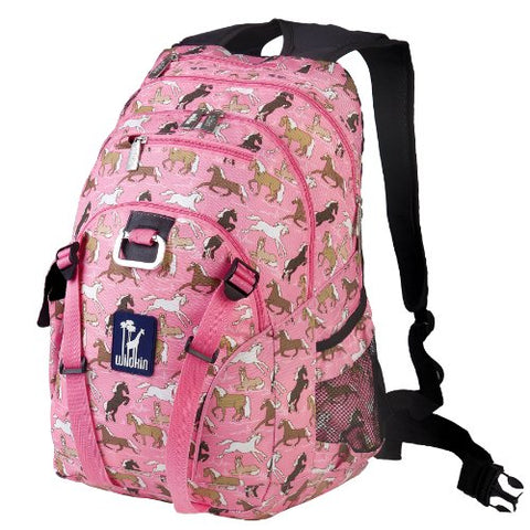 Wildkin Horses In Pink Serious Backpack