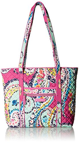 Vera Bradley Iconic Small Vera Tote-Signaturen, Wildflower Paisley