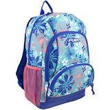 Fuel Floral Casual Daypack, Blue/Coral Floral Print