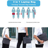 YOUPECK 15.6 Inch Laptop Sleeve Case Messenger Shoulder Bag Padded Nylon Shockproof Waterproof