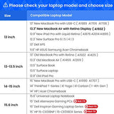 tomtoc 15.6 Inch 360° Protective Laptop Sleeve Compatible with 15-15.6 Inch Acer Aspire E 15 | HP