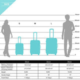 Merax 3 Piece P.E.T Luggage Set Eco-Friendly Light Weight Spinner Suitcase(Blue)