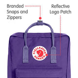 Fjallraven - Kanken Classic Pack, Heritage And Responsibility Since 1960, One Size,Purple/Violet