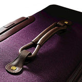 Hartmann 20 Inch Herringbone Luxe SS Carry On Spinner, Terracotta Herringbone