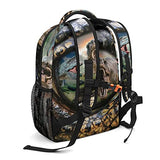 WUMODDS Gators Eye Animal Eye Backpack Purse for Women Medium Size,Laptop Backpack for Men,Tote Bag for Women Work