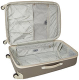 TPRC 28" "Barnet Collection" Hardside Expandable Carry-On Spinner Luggage, Silver Color Option
