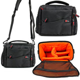 DURAGADGET Deluxe Quality, Shock-Absorbing & Water-Resistant Shoulder/Messenger Bag in Black &