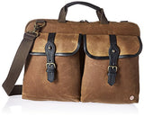 Token Bags Waxed Knickerbocker Laptop Bag 15 Inch, Tan/Black, One Size