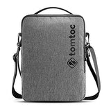 tomtoc 13 Inch Laptop Shoulder Bag for 13-inch MacBook Air M1, MacBook Pro M1, 12.9 iPad Pro, 12.3 Surface Pro, 13.5 Surface Book Laptop, Sturdy Spill-resistant Protective Cross-body Commuter Case