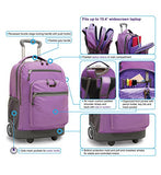 J World New York Sundance Ii Rolling Backpack, Orchid, One Size