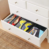 Travel-Accessories-Shoe-Bags Large Waterproof Shoes Bag Storage Bag Black 5 Pack