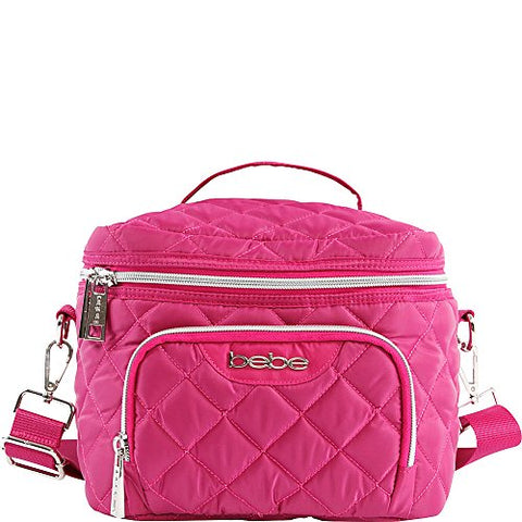 Bebe Women'S Gigi Reusable Insulated Lunch Box Tote Bag Casual Daypack, Wine, One Size
