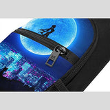 Sai-lor Mo-on Chest Bag Casual Sling Backpack Hiking Daypack Convertible Shoulder Pack