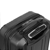 Olympia Apache Ii 21" Carry-On Spinner, Black+Black