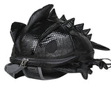 Fanci PU Leather Fashion Monster Dinosaur Backpack Chameleon Rucksack Satchel