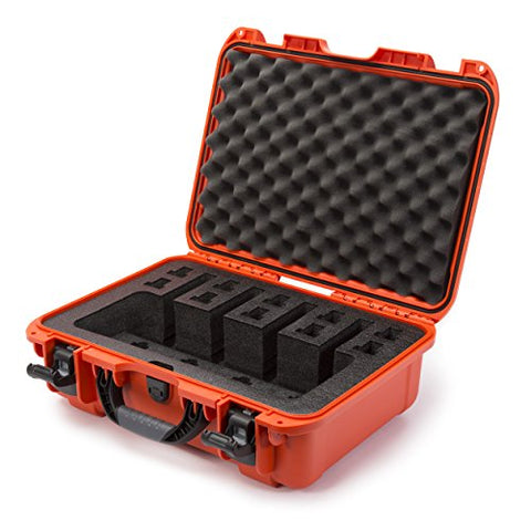 Nanuk 925 Waterproof Professional Gun Case With Foam Insert For 4Up - Orange