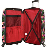 Tommy Bahama 28" Hardside Luggage Spinner Suitcase Hibisus Vine Black, Hibiscus