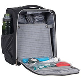 Kenneth Cole Reaction Lincoln Square 1680D Polyester 2-Wheel Underseater Carry-On, Black