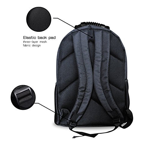Bigcardesigns Men Backpack Gorilla Printed School Bag for Boys Rucksack Knapsack