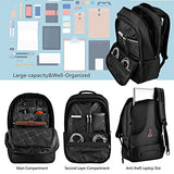 KOPACK Laptop Backpack Slim Business Travel Backpack Bag Pack 17 16 inch Grey Computer Daypack