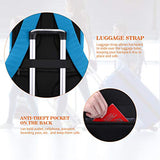 Gonex 35L Travel Backpack, Durable & Water-Repellent Oversized Backpack with Multiple Pockets for Travel, Hiking,Camping Cobalt Blue